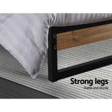 NNEDSZ Artiss Bed Frame Queen Size Metal Bed Frame DANE