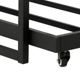 NNEDSZ Artiss Bed Frame 2x Single Size Metal Trundle Daybed DEAN