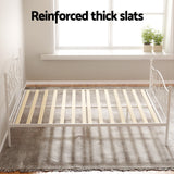 NNEDSZ Artiss Bed Frame Double Size Metal Bed Frame GROA