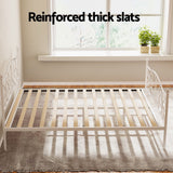 NNEDSZ Artiss Bed Frame Queen Size Metal Frame GROA