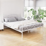 NNEDSZ Artiss Bed Frame Queen Size Metal Frame GROA