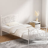 NNEDSZ Bed Frame Single Size Metal Frame GROA