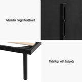 NNEDSZ Artiss Bed Frame King Single Size Metal Frame NOE