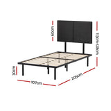 NNEDSZ Artiss Bed Frame King Single Size Metal Frame NOR