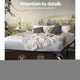 NNEDSZ Artiss Bed Frame Metal Bed Frame Bed Base OSLO - Double