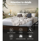 NNEDSZ Artiss Bed Frame Metal Bed Frame Bed Base OSLO - Queen