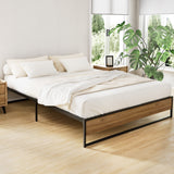 NNEDSZ Artiss Bed Frame Metal Bed Frame Bed Base OSLO - Queen