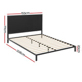 NNEDSZ Bed Frame Queen Size Metal Frame PADA