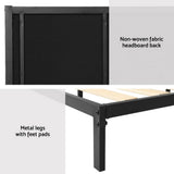 NNEDSZ Bed Frame Queen Size Metal Frame PADA