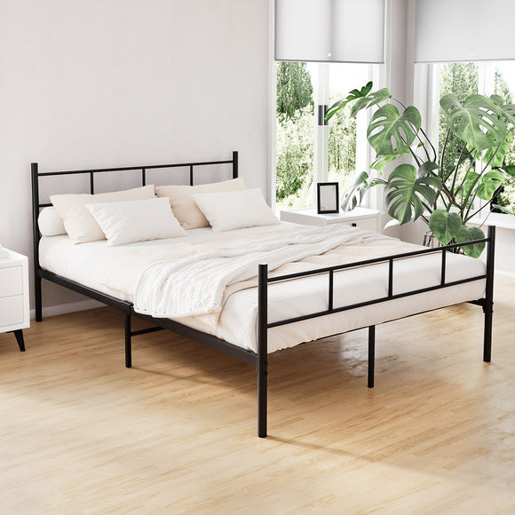 NNEDSZ Artiss Bed Frame Double Metal Bed Frame SOL