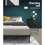 NNEDSZ Artiss Bed Frame Queen Size Metal Bed Frame TED