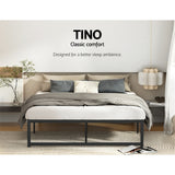 NNEDSZ Artiss Bed Frame Double Size Metal Bed Frame TINO