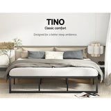 NNEDSZ Artiss Bed Frame King Size Metal Bed Frame TINO