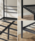 NNEED Metal Canopy Bed Frame Queen Size Platform