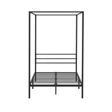 NNEED Metal Canopy Bed Frame Single Size Platform
