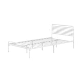 NNEED Metal Bed Frame King Single Platform White