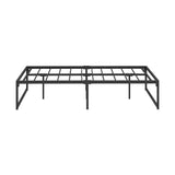 NNEED Metal Bed Frame Double Size Beds Platform Black