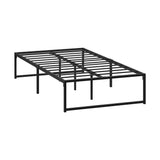 NNEED Metal Bed Frame King Single Beds Platform Black