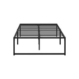 NNEED Metal Bed Frame King Single Beds Platform Black