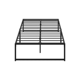 NNEED Metal Bed Frame King Single Beds Platform Black
