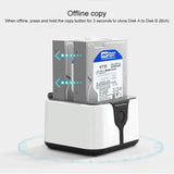 Usb 3.0 Sata Hard Drive Dock - Dual Bay-1915196616990658561