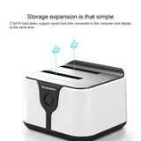 Usb 3.0 Sata Hard Drive Dock - Dual Bay-1915196616990658568