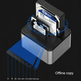 2-Bay Usb 3.0 Sata Hard Drive Dock-1915196618383167493
