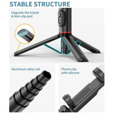 Rotatable Bluetooth Selfie Stick With Fill Light And Remote Control-1915197221817683970