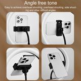 Adjustable 10 Led Fill Light Tripod With Phone Clamp-1915198380859068420