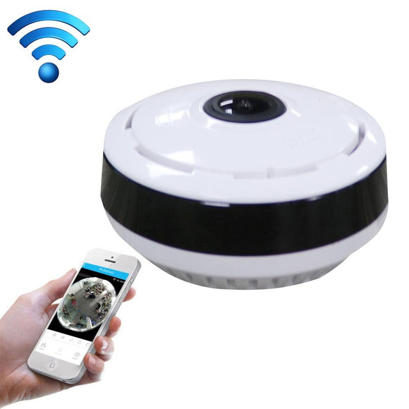 Smart Wireless Wifi Ip Camera With Fisheye Wide Angle Lens - 1.0Mp Tf Card Support Up To 128Gb-1915197225974239233