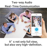 Smart Wireless Wifi Ip Camera With Fisheye Wide Angle Lens - 1.0Mp Tf Card Support Up To 128Gb-1915197225974239239