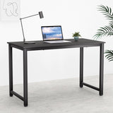 NNEDSZ Computer Desk Home Office Study Table Black 120CM