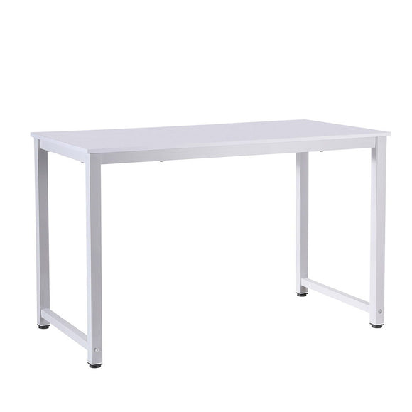 NNEDSZ Computer Desk Home Office Study Table White 120CM