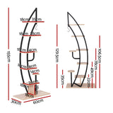 NNEDSZ Plant Stand 6 Tier Ladder Corner Shelf