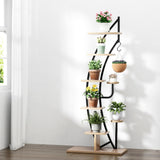 NNEDSZ Plant Stand 6 Tier Ladder Corner Shelf