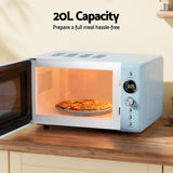 NNEDSZ Devanti 20L Microwave Oven 800W Blue