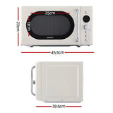 NNEDSZ Devanti 20L Microwave Oven 700W Cream