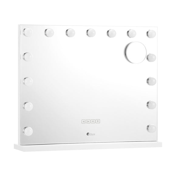 NNEED Bluetooth Hollywood Makeup Mirrors with LED 58x46cm