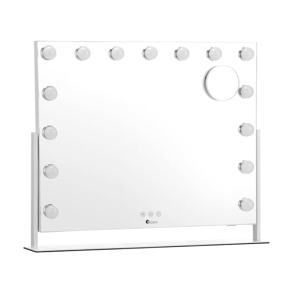 NNEED Makeup Mirrors LED Bluetooth Rotatable 58x46cm