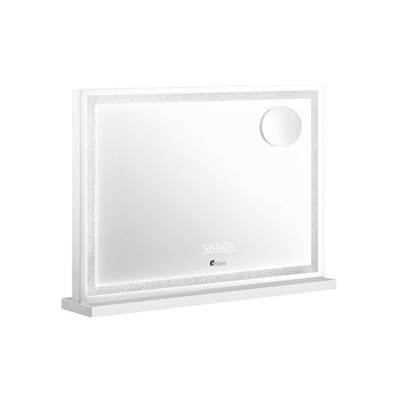NNEED Bluetooth Makeup Mirror Crystal LED 58x49cm