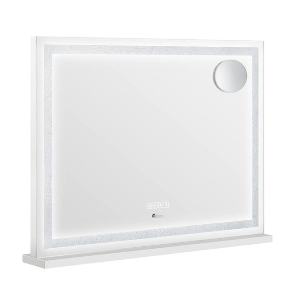 NNEED Bluetooth Makeup Mirror Crystal LED 80x62cm