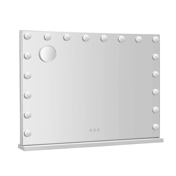 NNEDSZ Makeup Mirror 80x58cm Hollywood Vanity with LED Light Tabletop Wall