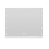 NNEDSZ Bluetooth Makeup Mirror 80x58cm Hollywood Vanity with LED Light Wall