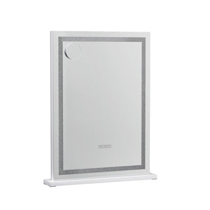 NNEDSZ Bluetooth Makeup Mirror 58x80cm Hollywood Vanity with LED Light Crystal
