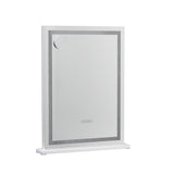 NNEDSZ Bluetooth Makeup Mirror 58x80cm Hollywood Vanity with LED Light Crystal