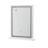 NNEDSZ Bluetooth Makeup Mirror 58x80cm Hollywood Vanity with LED Light Crystal