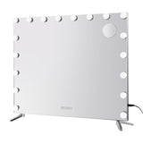 NNEDSZ Bluetooth Makeup Mirror 80x65cm Hollywood Vanity with LED Light Wall