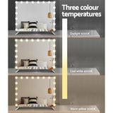 NNEDSZ Bluetooth Makeup Mirror 80x65cm Hollywood Vanity with LED Light Wall