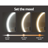 NNEDSZ Makeup Mirror 40x40cm Hollywood Vanity with LED Light Tabletop Round