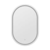 NNEDSZ LED Wall Mirror With Light 50X75CM Bathroom Decor Oval Mirrors Vanity